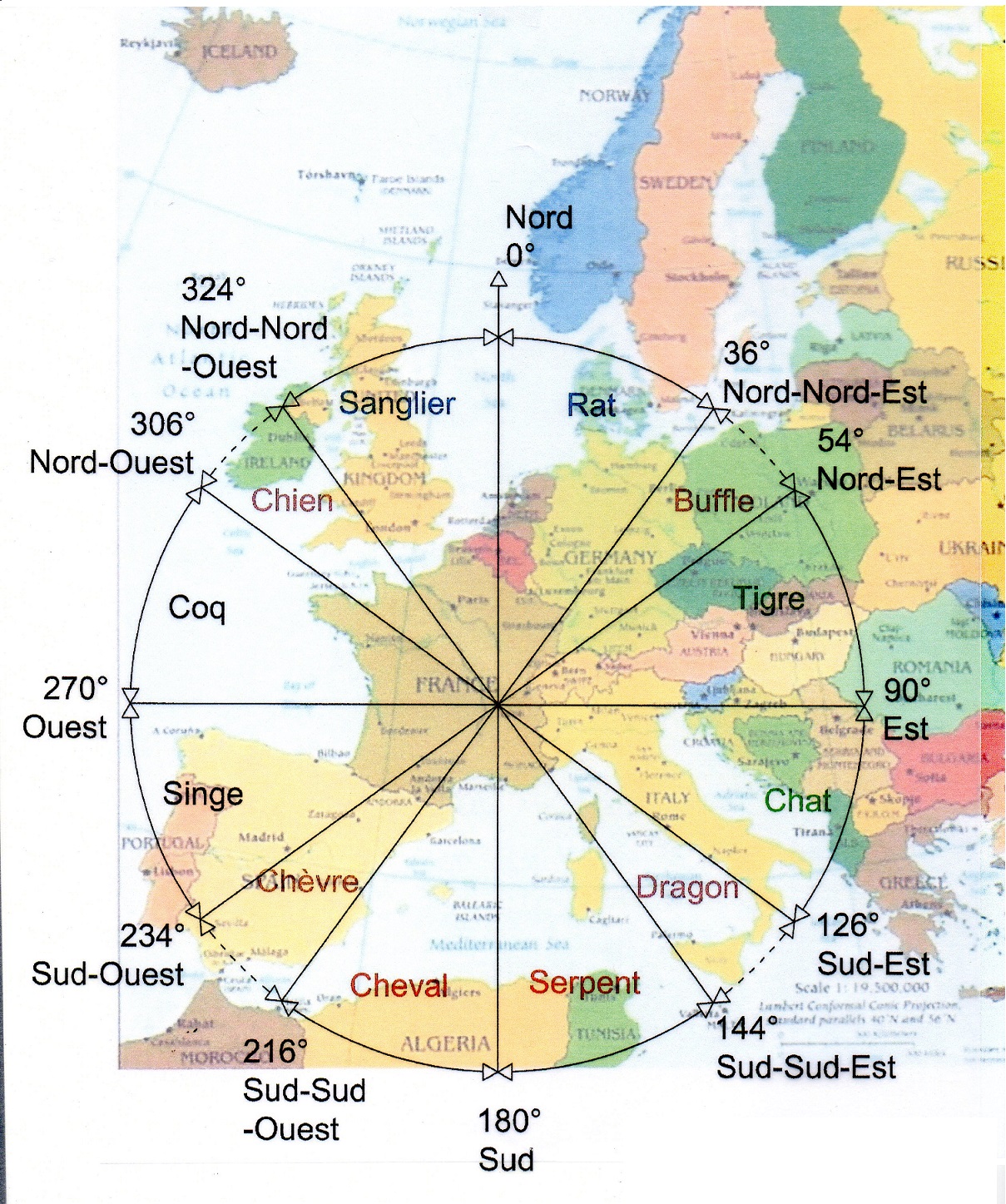 Astrologie Chinoise - Feng Shui - Choix d'un Lieu